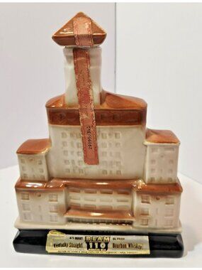 Vintage Jim Beam Broadmoor Hotel Colorado 1968 Empty Whiskey Decanter